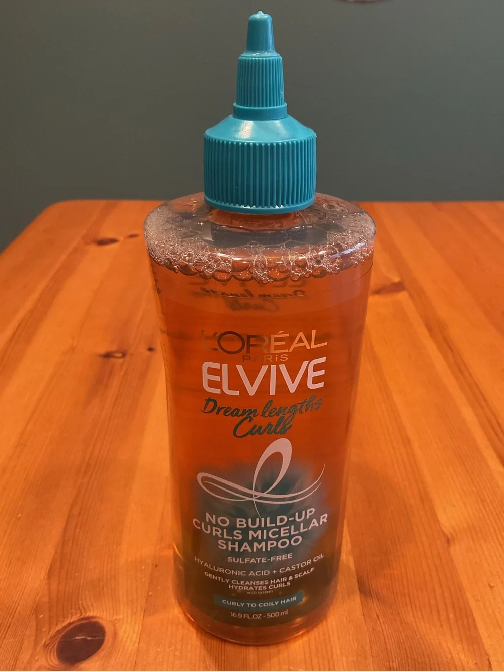 L’ORÉAL MICELLAR WATER SHAMPOO ELVIVE DREAM LENGTHS CURLS NO BUILD UP 16.9 oz